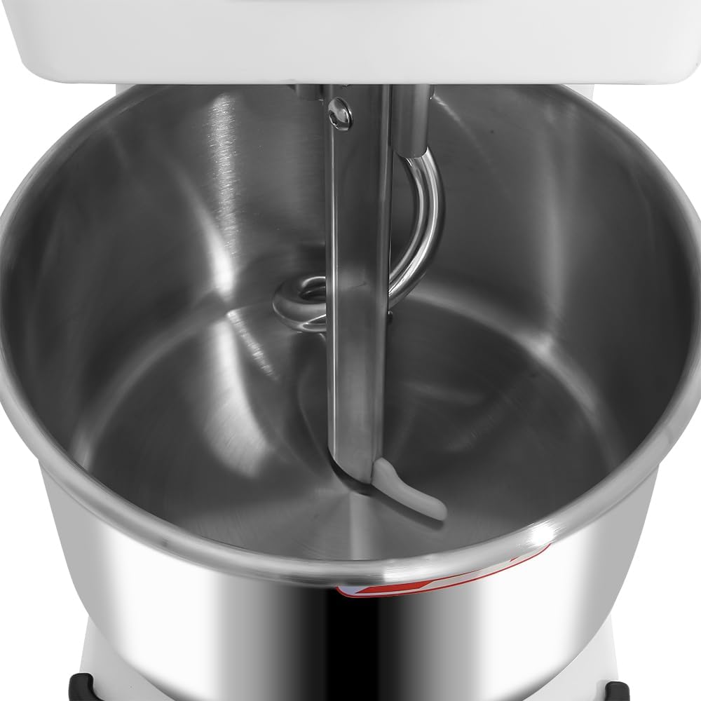 MBH - Amasadora industrial de 20 litros para panadería, pastelería y hostelería. Batidora amasadora espiral profesional para hacer masa de pan y pizza.