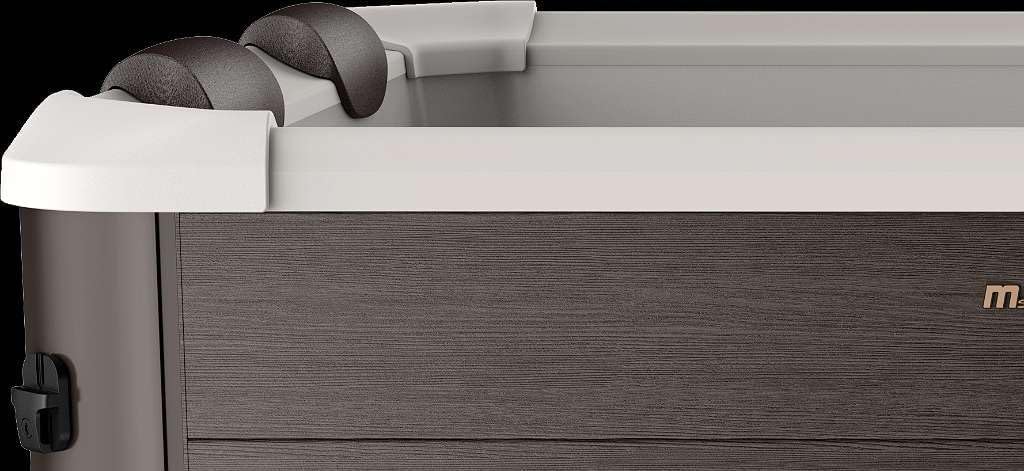 MSPA Tribeca para 6 Personas, 160 x 160 x 65 cm, 120 chorros de Masaje en 3 intensidades, desinfección UVC y ozono, utilizable Todo el año, Exterior e Interior, PVC Resistente de 6 Capas,