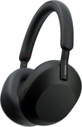 Sony WH-1000XM5 ANC Bezprzewodowe Słuchawki Nauszne z Redukcją Hałasu, Bluetooth, Clear Call Quality, Hi-Res, Do 30H Baterii, Szybkie Ładowanie, Alexa i Google Assistant, IOS i Android - Czarne