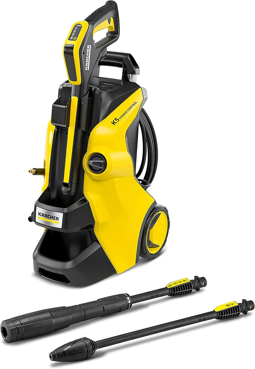 Kärcher K 5 Power Control pressure washer, pressure: 145 Bar, flow rate: 500 l/h, Performance: 40 m2/h, Weight: 13 kg, Hose and High Pressure Gun Included
