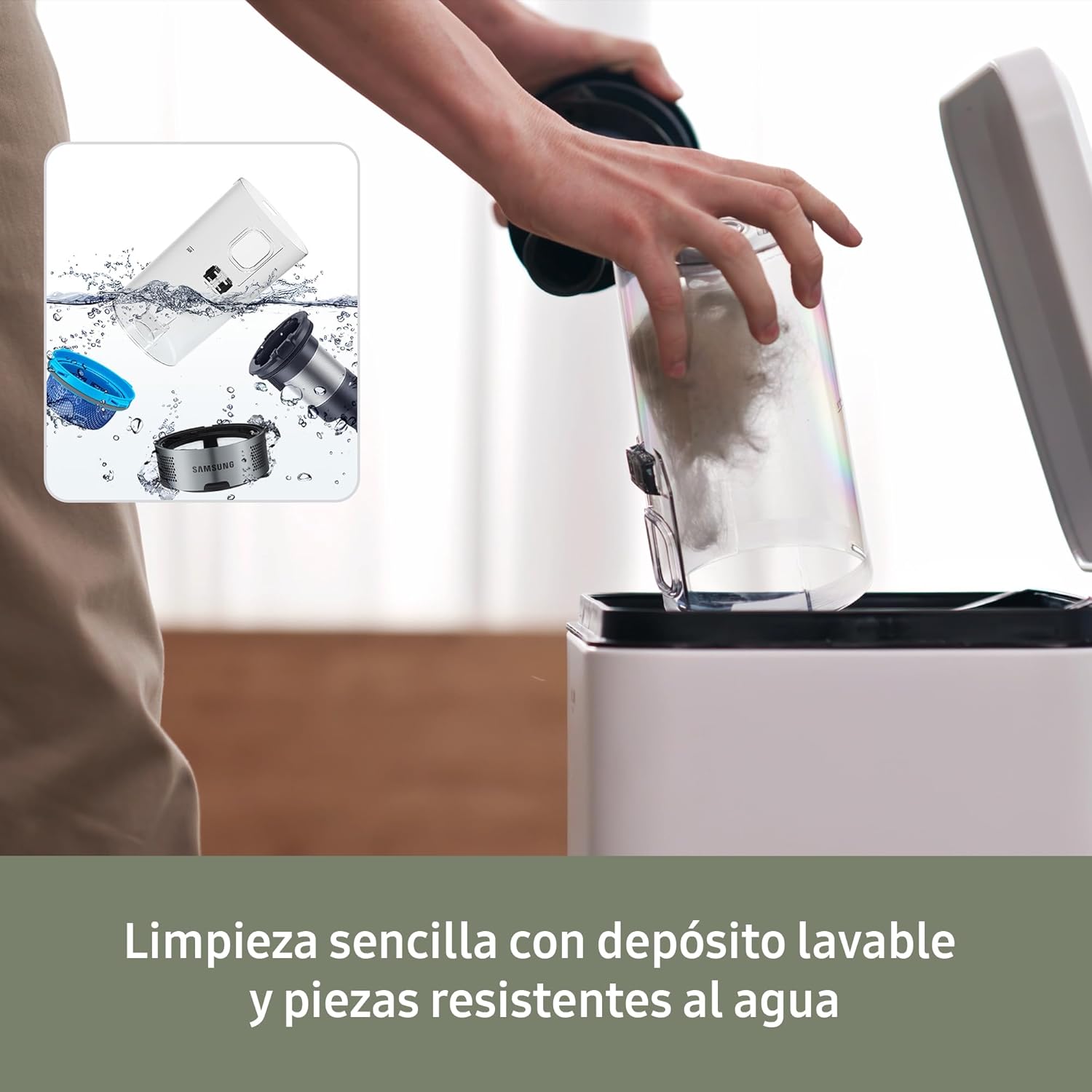 Aspiradora sin Cable Jet 75E Pet 200AW con Cepillo para Mascotas VS20B75AGR5/WA