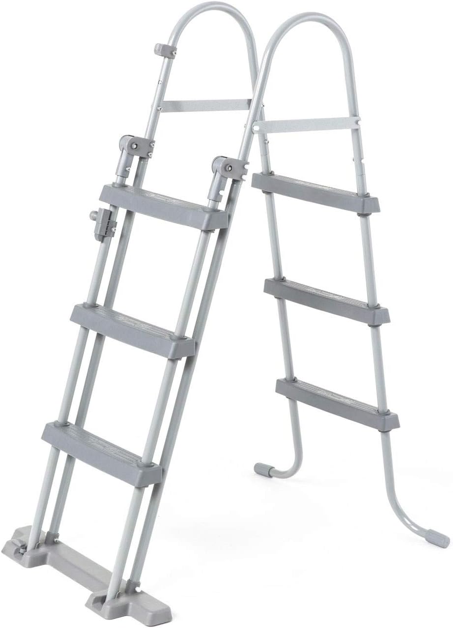 BESTWAY 56418 - Piscina Desmontable Tubular Steel Pro MAX 366 x 100 cm, con Depuradora Cartucho 2.006 L/H y Escalera