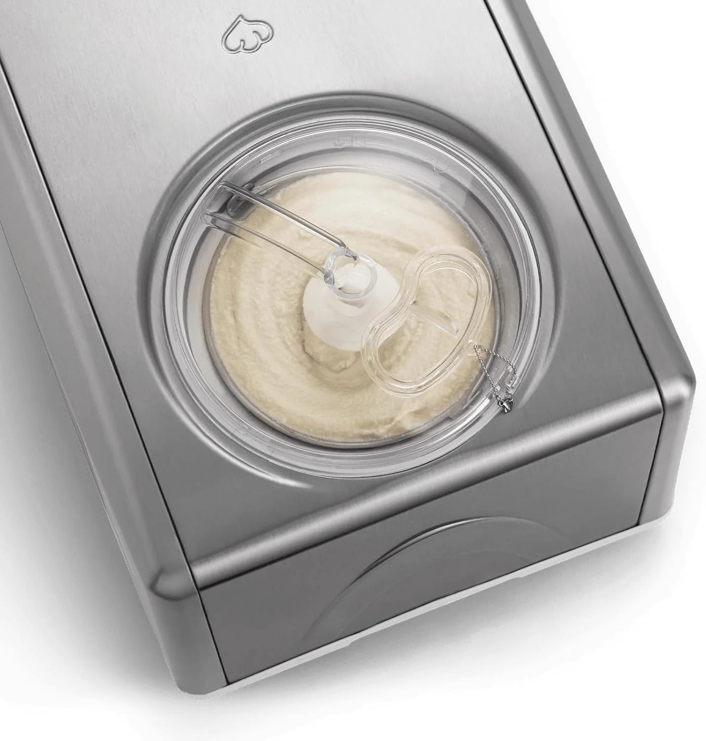 SPRINGLANE Homemade Ice Cream Maker EMMA, Ice Cream Maker, Fridge with Compressor 1.5L, Removable Container and LCD Display + Recipe Book