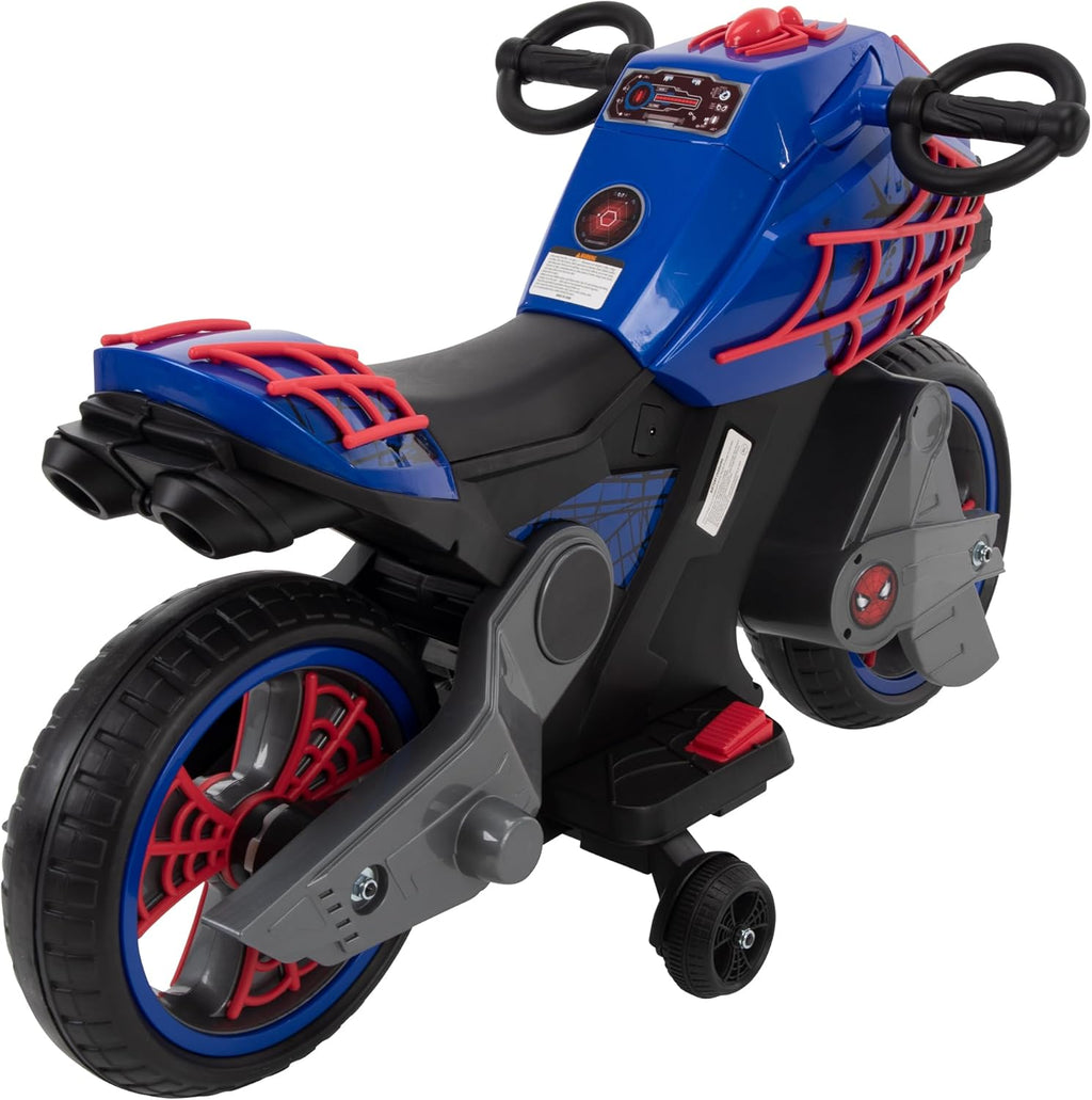Huffy Spiderman 6V Paseo en Motocicleta para niños 3-7 años