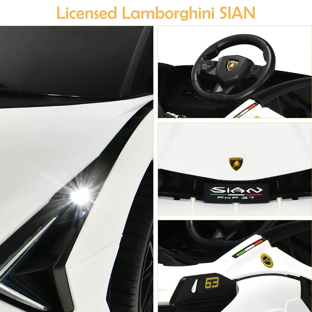 Lamborghini Licenciado Eléctrico con Suspensión y Bluetooth