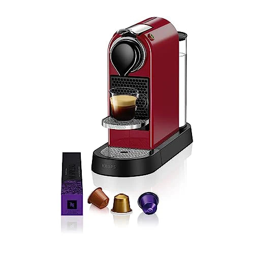 2025 Cafetera de cápsulas Krups Nespresso Pixie Redesign | Espresso y lungo | Estilo industrial | Bajo consumo energético | Apagado automático | Bandeja ajustable | Cápsulas reciclables | Modelo XN306T