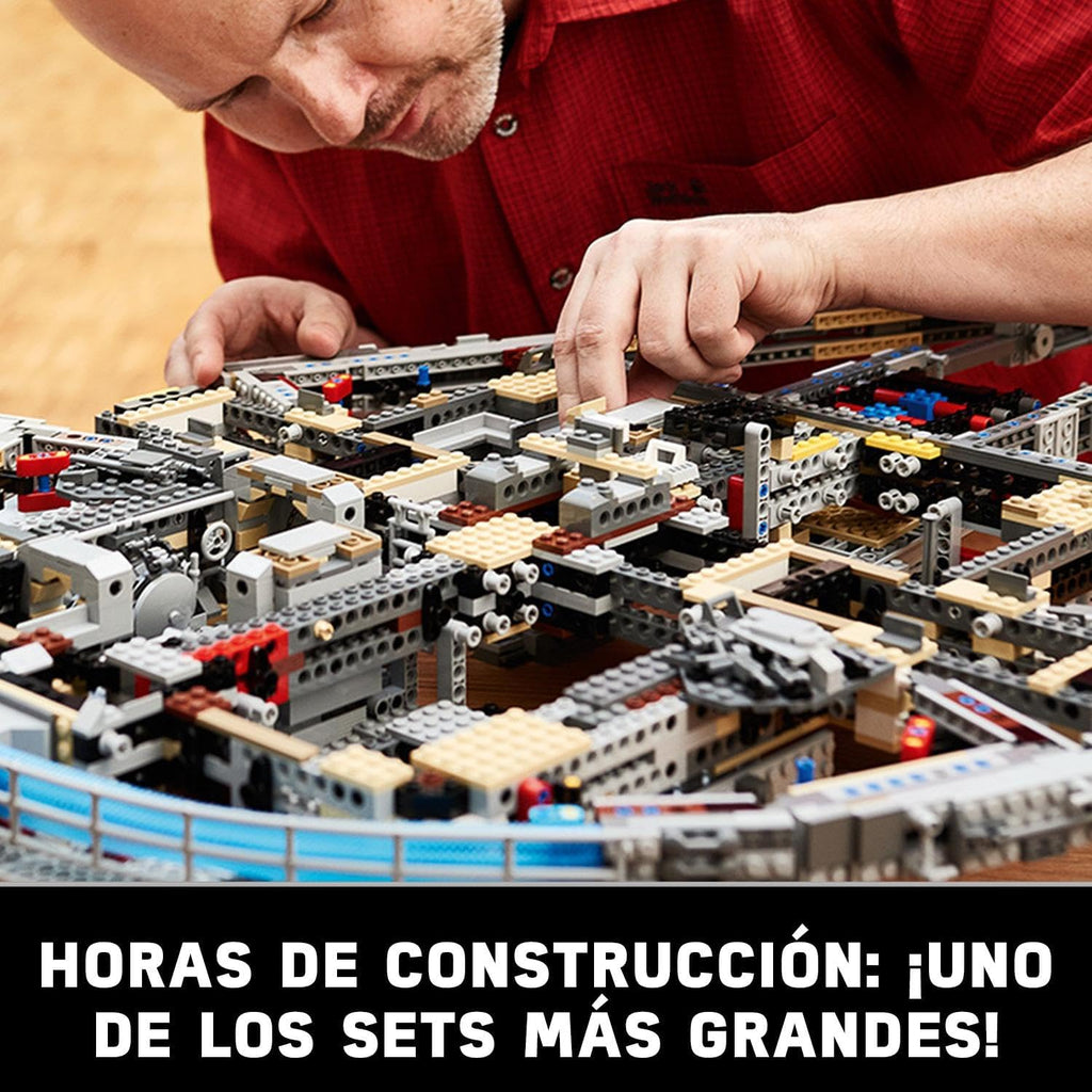 Star Wars Millennium Falcon, Maqueta de Construcción para Adultos de la Nave Estelar de Han Solo con Mini Figuras Chewbacca, Leia y C-3PO, Regalo Coleccionable para Hombres, Mujeres y Fans 75192