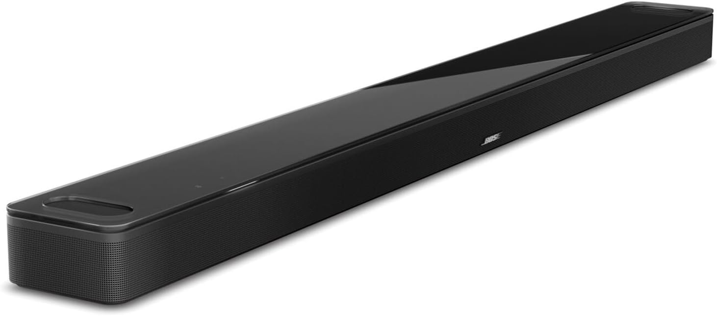 Bose Smart Ultra Soundbar, Listwa głośnikowa z Dolby Atmos oraz Alexą i Wireless Bluetooth AI, system dźwięku przestrzennego do telewizora, Czarny