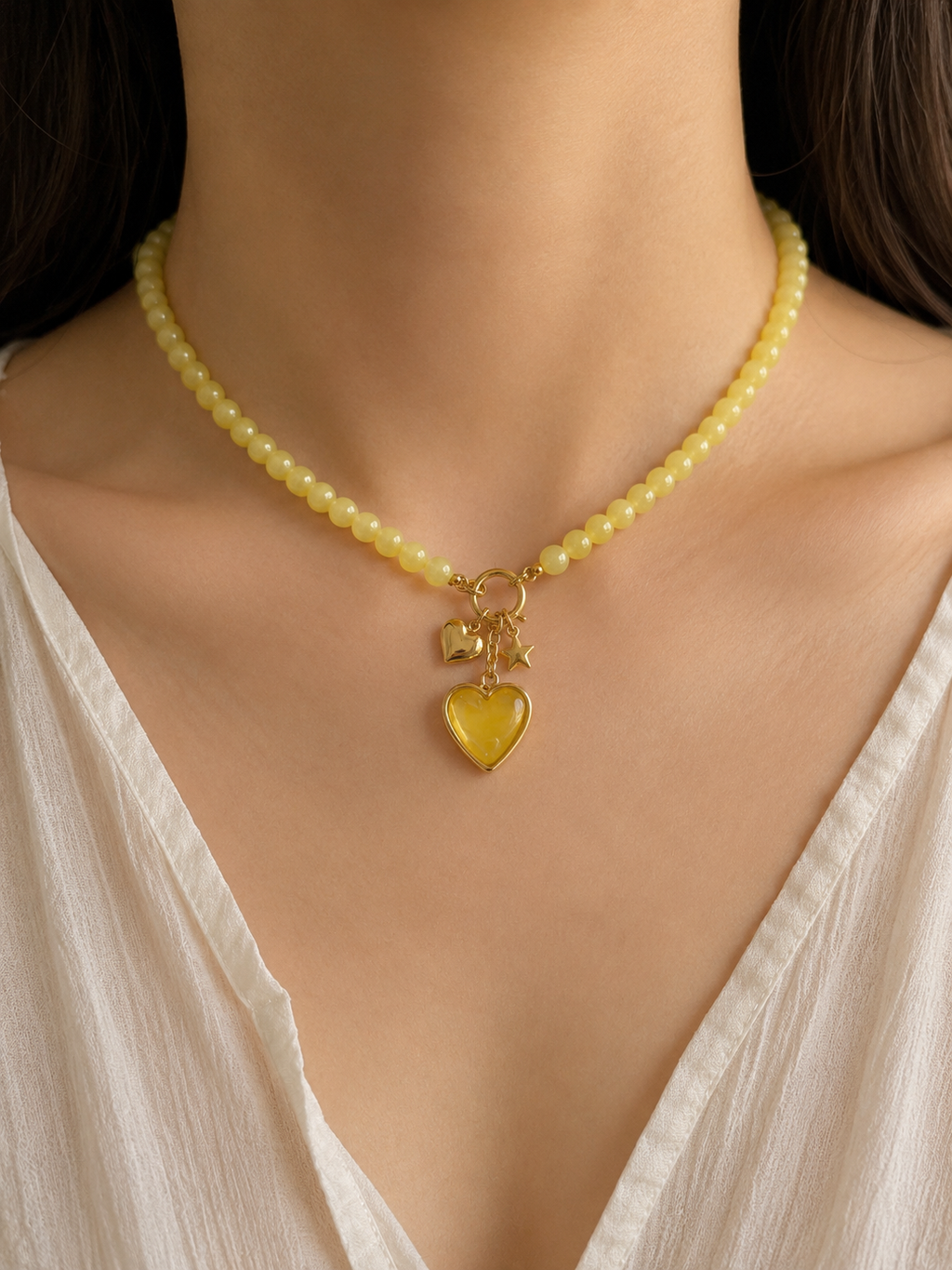COLLAR PERLAS CORAZ¨®N