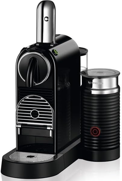 DeLonghi Nespresso Citiz EN267.BAE Coffee Maker with Capsules, Special Extraction System, 1710 W, 1 L, Plastic, Black