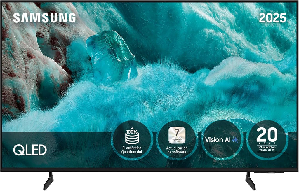 Samsung TV 55 Inch QLED QE1F 4K Smart TV with Vision AI, 100% Color Volume with Quantum Dot and more than 500 Channels TV Plus