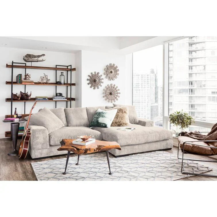 106′′ Wide Reversible Sofa & Chaise