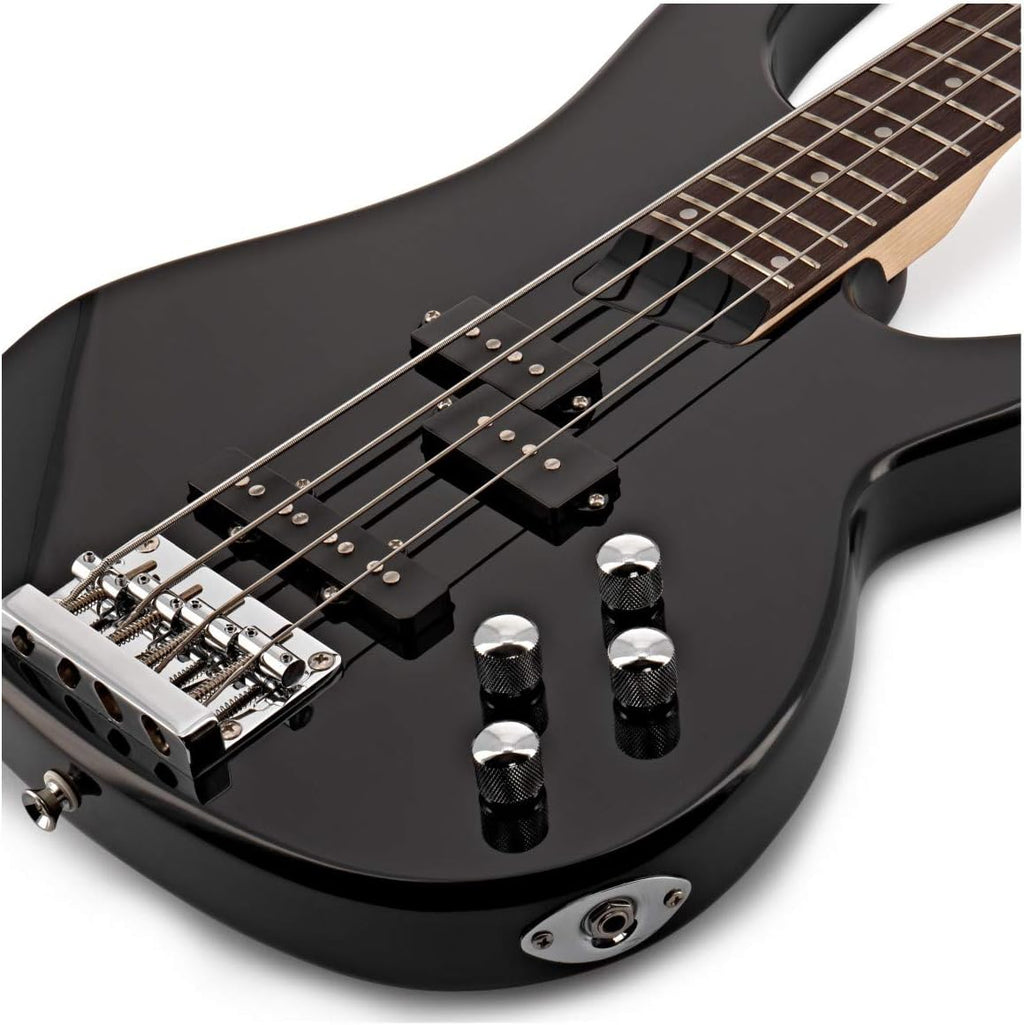 Bajo Eléctrico Con Amplificador De 15 W Chicago de Gear4music 4 Cuerdas Negro