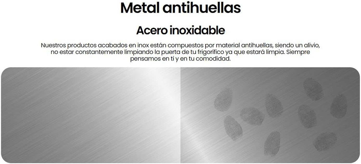 INFINITON CV-A85I - Congelador vertical, 80 Litros, 85 cm, 3 cajones, Control de temperatura, Puerta reversible, Regulación en Altura, E, Inox