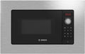Bosch - Integrated Microwave, 800 W, 20 liters, Series 4, Grill, Black/Inox, BEL523MS0