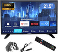 Televisor Smart TV de 22 Pulgadas. con Adaptador de 12v y 230v. Android. Full HD. DVB-S2/C/T2/T. para autocaravanas, Campers, viviendas, caravanas, Barcos. (22 Pulgadas)