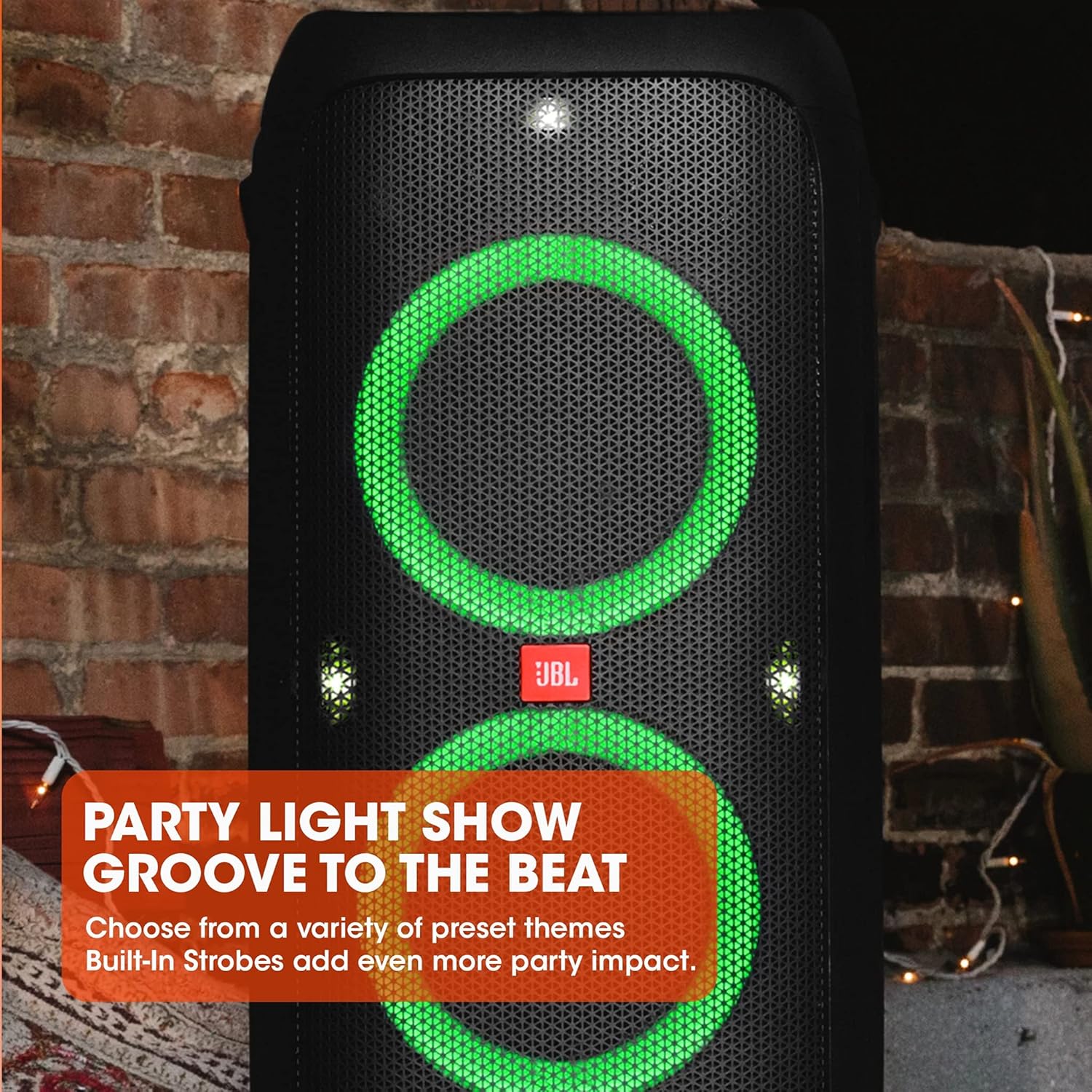 Jbl Partybox 110 JBLPARTYBOX110EU Głośnik Bluetooth, Czarny, ‎24 x 69 x 2,5 cm