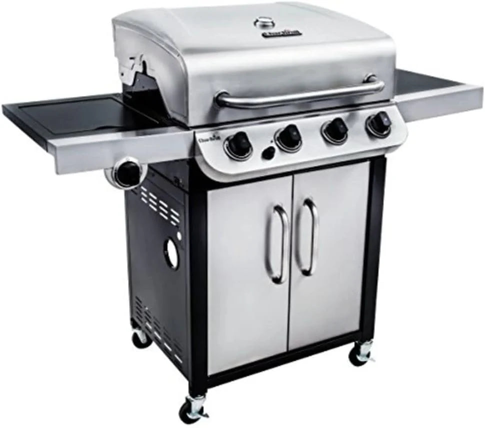 Char-Broil Convective 440 S Gas Barbecue with 4 Burners, Cast Iron Grates, Stainless Steel Burners - Ideal for Outdoor Cooking, Garden and Patio