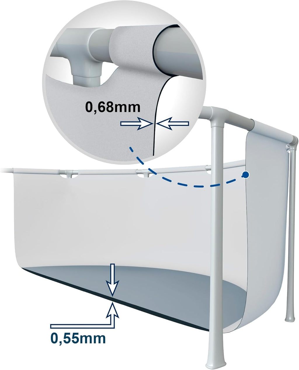 Intex Piscina elevada redonda Ultra XTR Frame 488x122 cm con depuradora (55216)