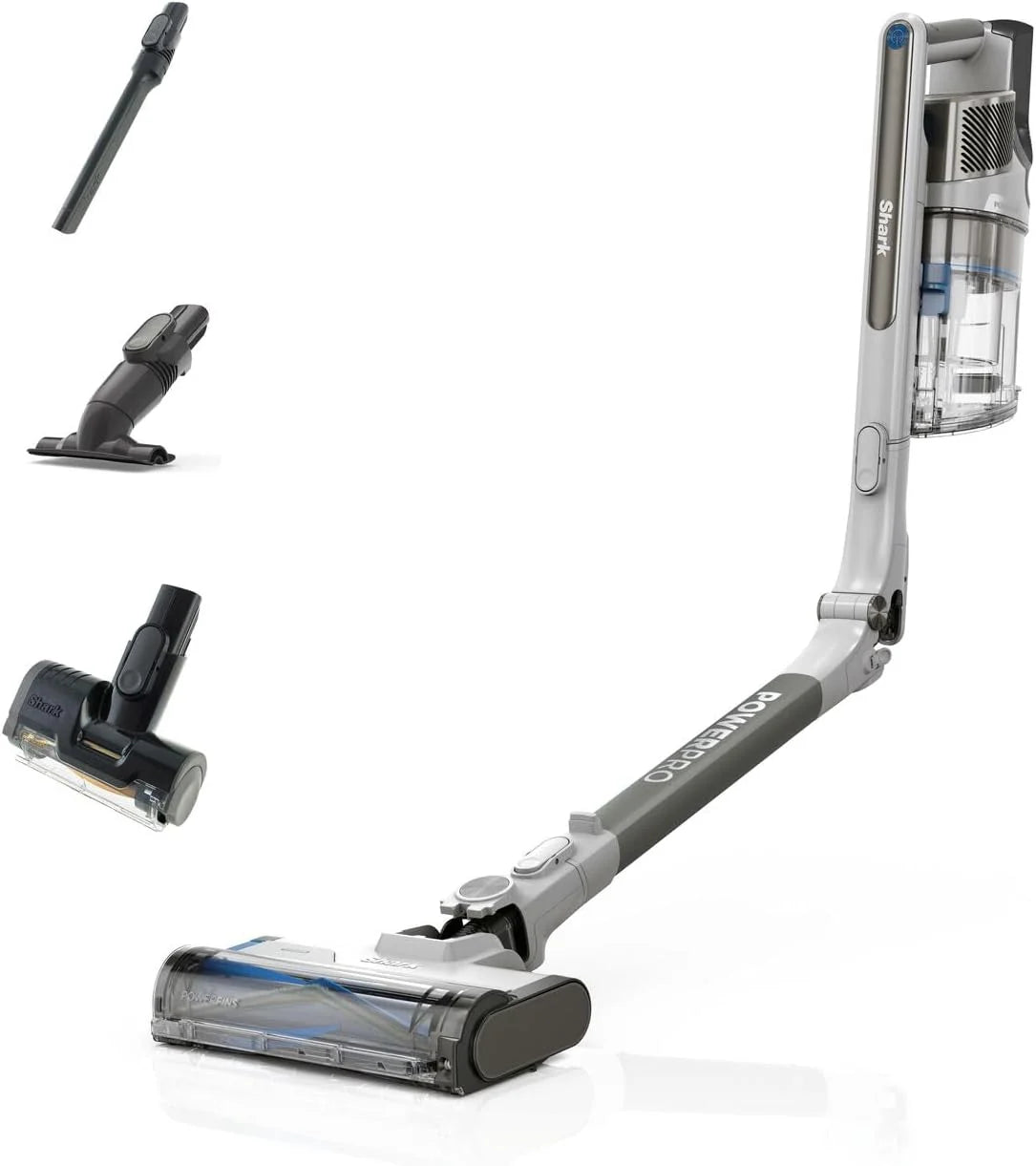 Shark Stratos Cordless Vacuum Cleaner, 60 min Autonomy, Anti Hair Wrap Technology, Clean Sense IQ, PowerFins Plus, Car Cleaning Kit, Narrow Nozzle, Multi-Surface Brush, Copper IZ400EUTBK