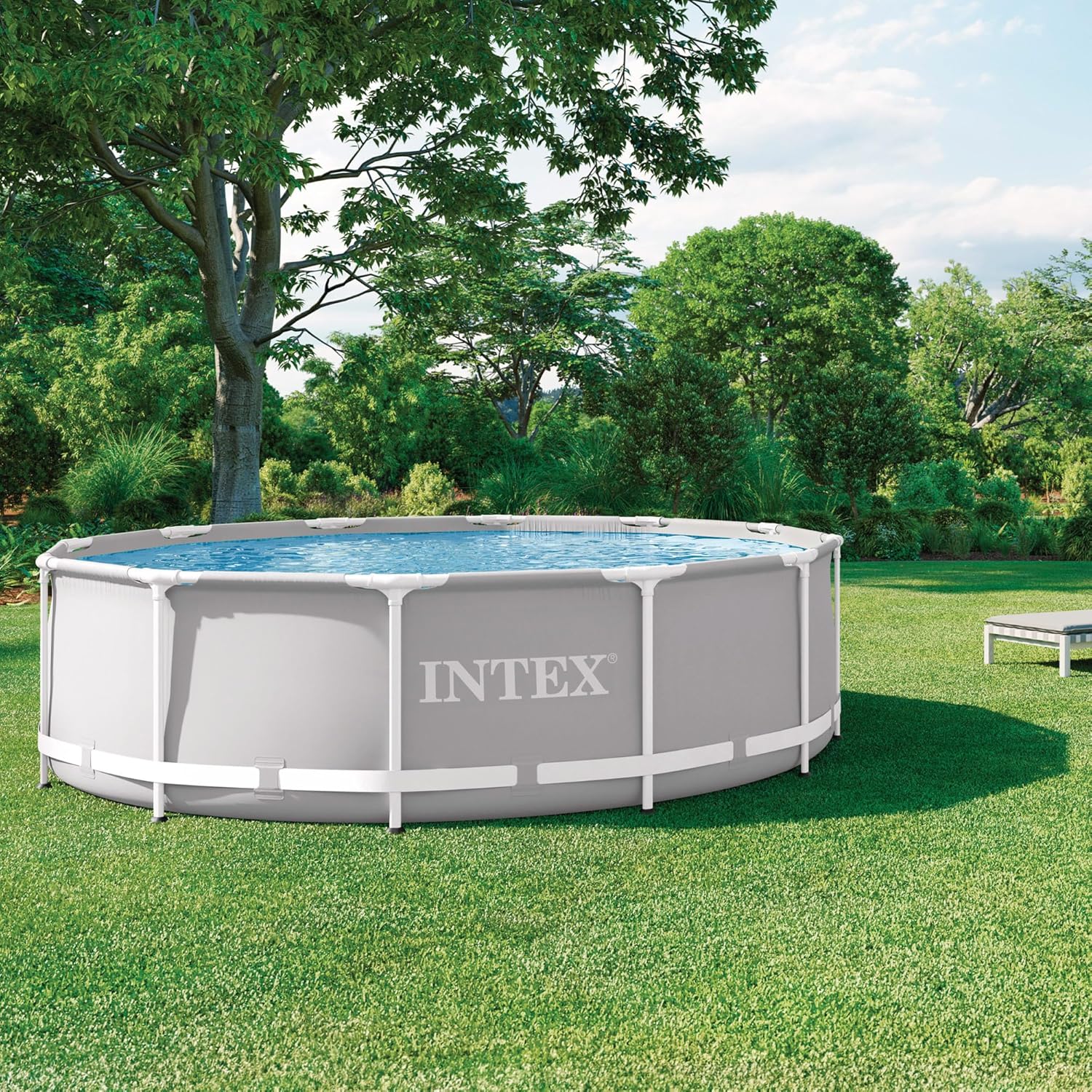 Intex 26716NP - Piscina redonda desmontable intex prisma frame 366x99 cm con depuradora