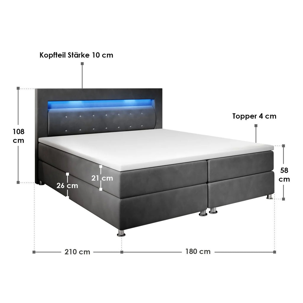 2025 Cama baúl Vancouver – Tela