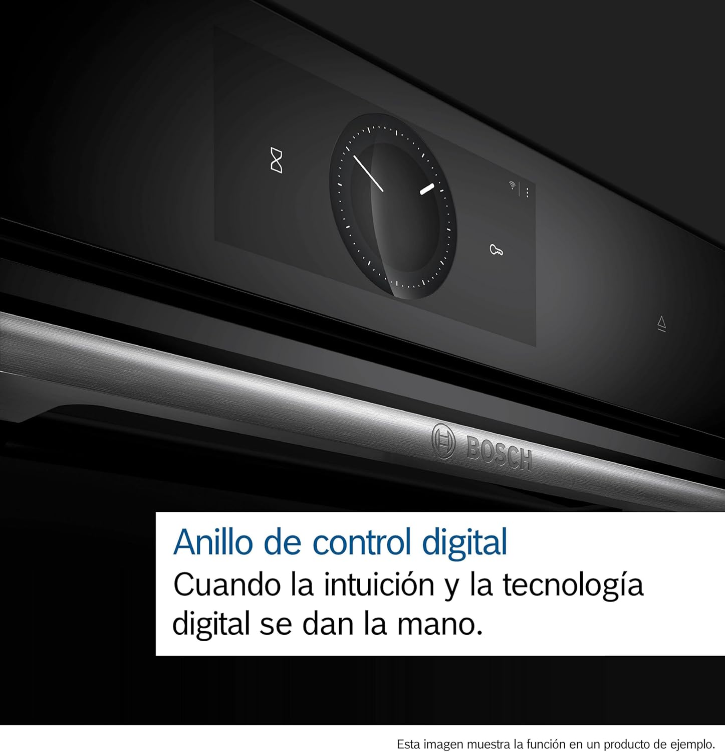Bosch - Horno Multifunción con Vapor Añadido, 60 cm, Serie 8, Electrónica TFT TouchControl Plus, AirFry, Home Connect, Negro, HRG7361B1