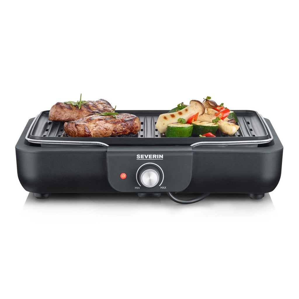 Barbacoa De Mesa Con Placa Para Asar Severin Pg 8556 - 2300 W Negro