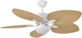 FABRILAMP Ventilador Dc 26w Colla Blanco 5aspas Haya 132d 6velocidades 2950lm 3000-4000-6000k Remoto-temporizador-memoria