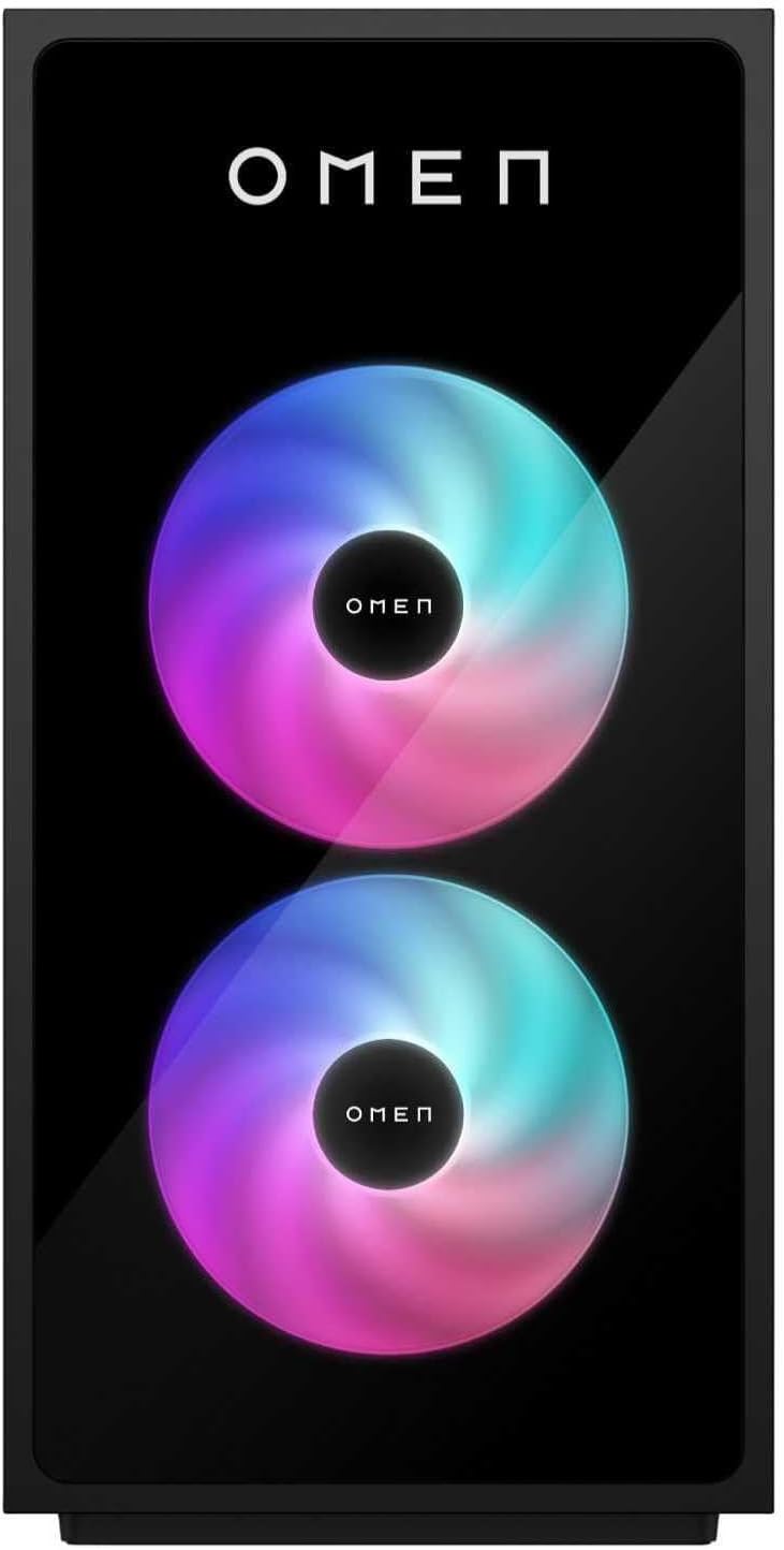 HP Ordenador sobremesa Gaming OMEN 35L GT16-0067ns (Procesador AMD Ryzen 7 8700F, 32GB RAM DDR5, 1TB SSD PCIe Gen4, NVIDIA GeForce RTX 5070 12GB, FreeDOS) - Negro