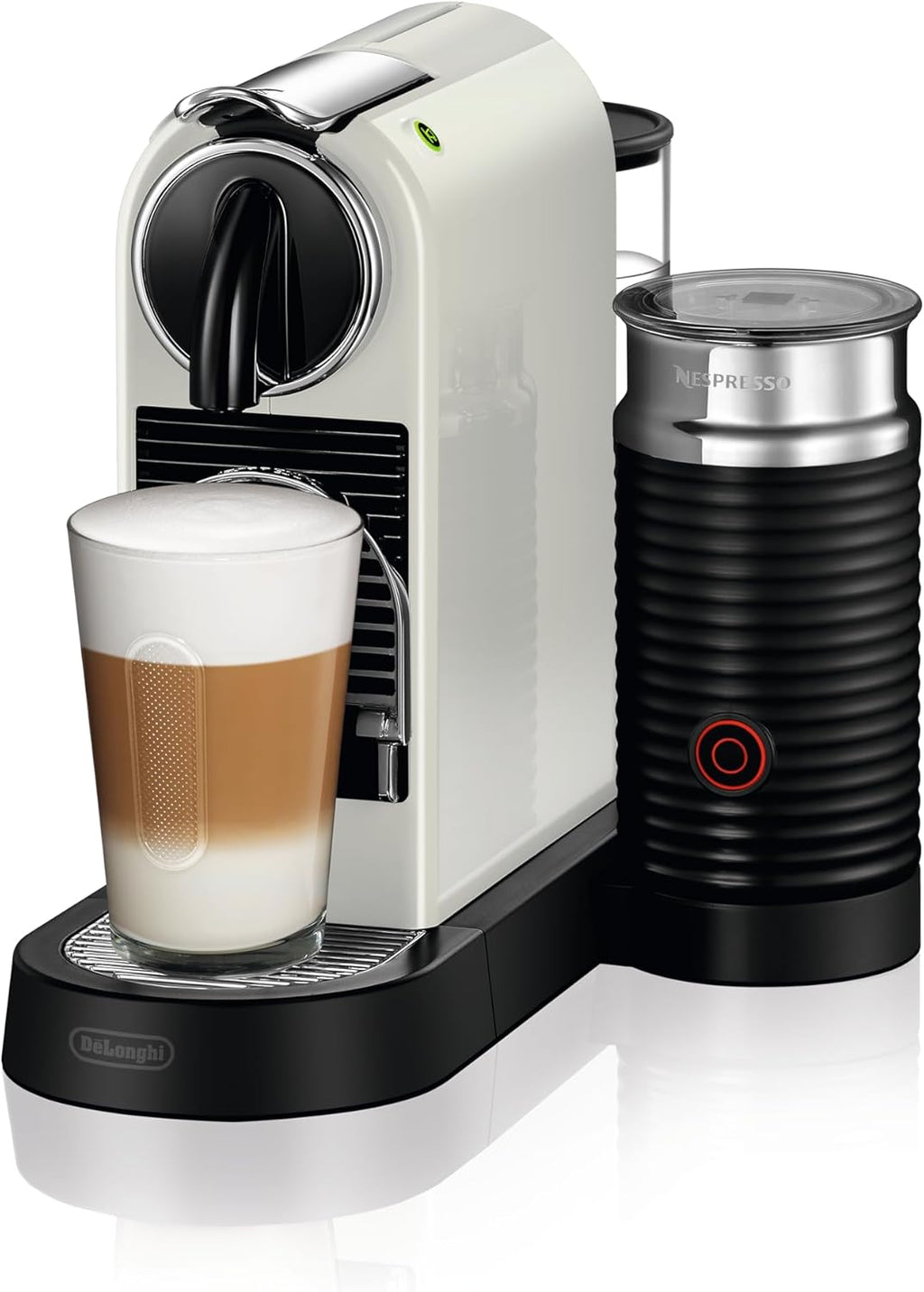 DeLonghi Nespresso Citiz EN267.WAE Cafetera con cápsulas, sistema de extracción especial, 1710 W, 1 L, plástico, Blanco
