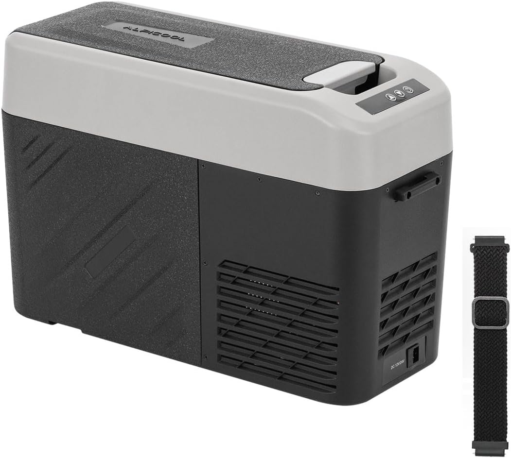 Alpicool KCF15 lodówka przenośna 12 V, elektryczna zamrażarka