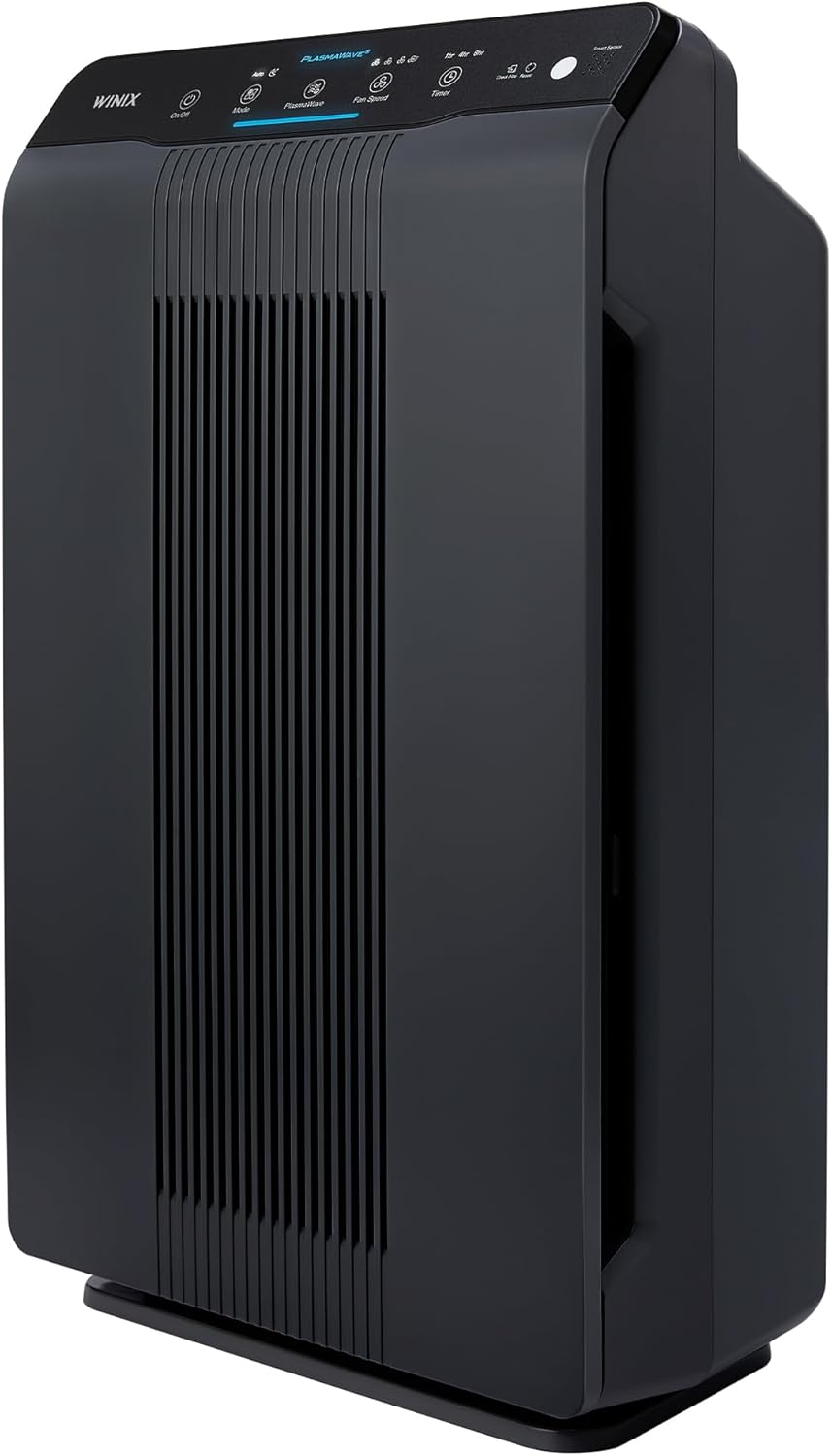 WINIX CADR 5500-2 oczyszczacz powietrza dla alergików, 390 m³/h, 99 ㎡, oczyszczacz powietrza do pomieszczeń dla palących przeciwko alergiom, kurzowi, pyłkom, sierści zwierząt, wskaźnik jakości