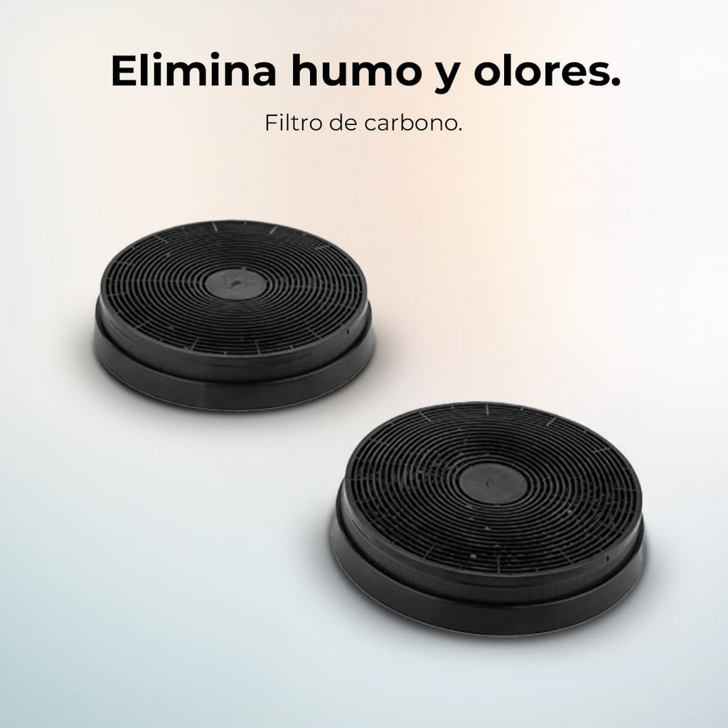 Cecotec Campana Decorativa 90 cm Flux Dt 908000 Glass Black A++. Vidrio Negro, 800M3/H de Potencia, Motor 210W, A++, Control Táctil, 3 Niveles + Booster, Hand Movement Control