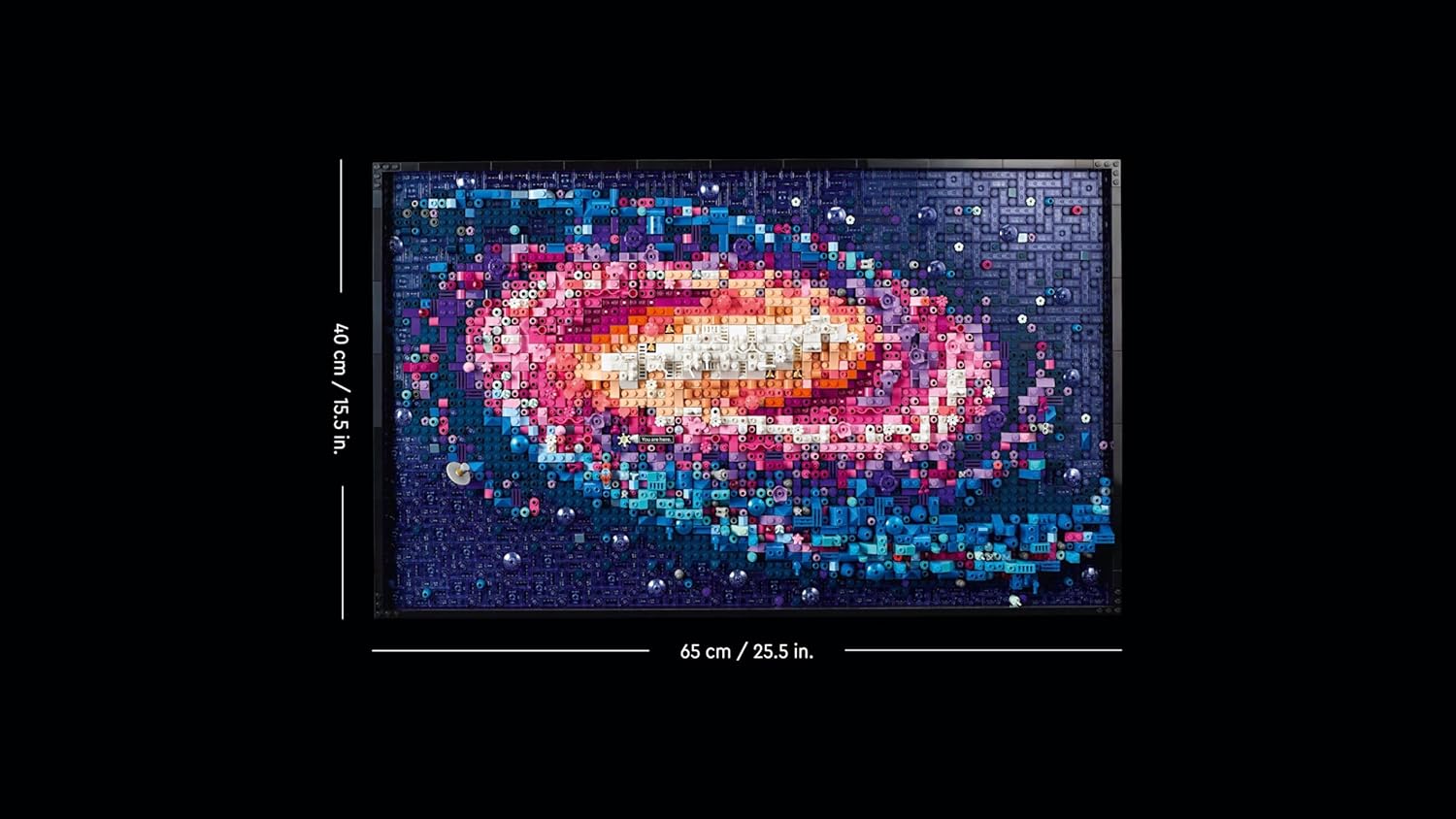 Art Galaxia Vía Láctea Arte Mural y Decoración de Pared para el Salón y Hogar, Regalo Creativo de Astronomía para Hombres y Mujeres, Maqueta para Adultos, Póster 3D 31212
