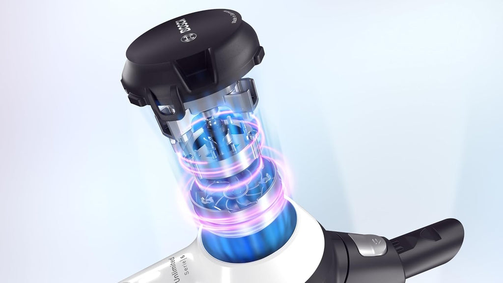 Bosch BBS611AM Unlimited Serie | 6 - Aspiradora 2en1 vertical y de mano, sin bolsa y sin cable, batería de 18V, color blanco