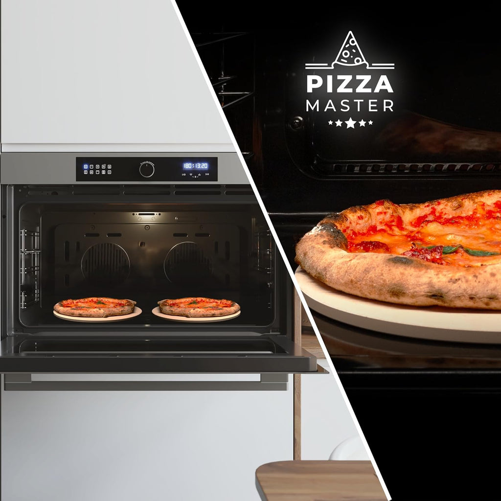 Cecotec Horno Integrable Multifunción Bolero Hexa AF319000 Inox A 3800W, 133L de Capacidad, 11 Funciones con Airfryer Master, Pizza Master, Steam Asisst, Steam EasyClean, 3D Cooking, Defrost