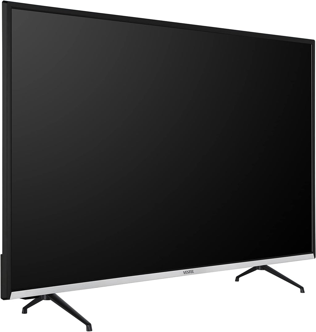 Daewoo 43DM65QV - QLED Smart TV 43 Pulgadas 4K HDR, Dolby Vision & Dolby Atmos, Compatible con Alexa, Peana Central, Diseño sin Marcos