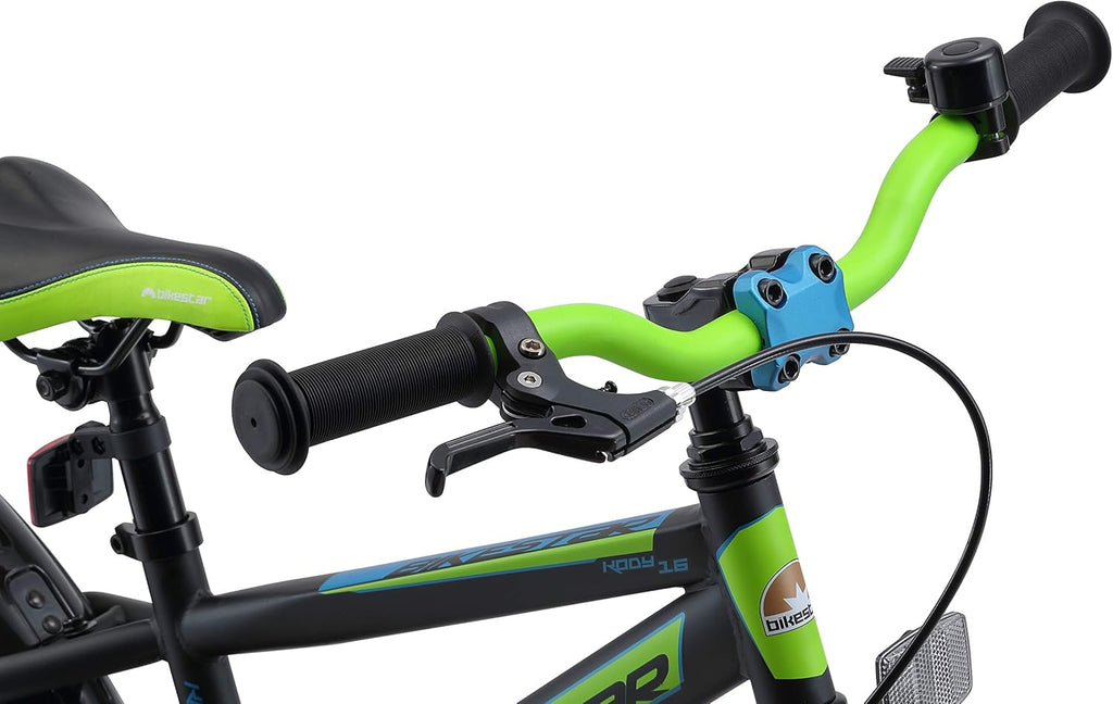 BIKESTAR Bicicleta Infantil para niños y niñas a Partir de 4 años | Bici de montaña 16 Pulgadas con Frenos | 16" Edición Mountainbike