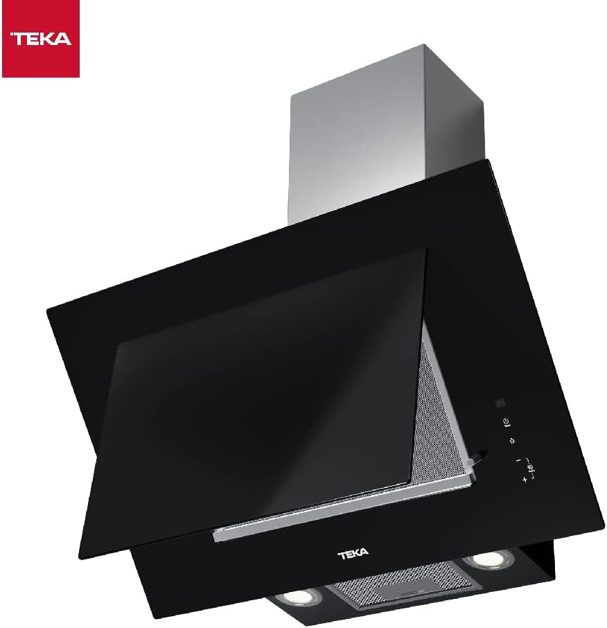 TEKA Campana Extractora de Pared 70 cm, Motor Doble EcoPower, Aspiración Perimetral, 3+1 Velocidades Fresh Air Aspiración 98m3 Ruido 61dB 2 LED DVT 78660 TBS
