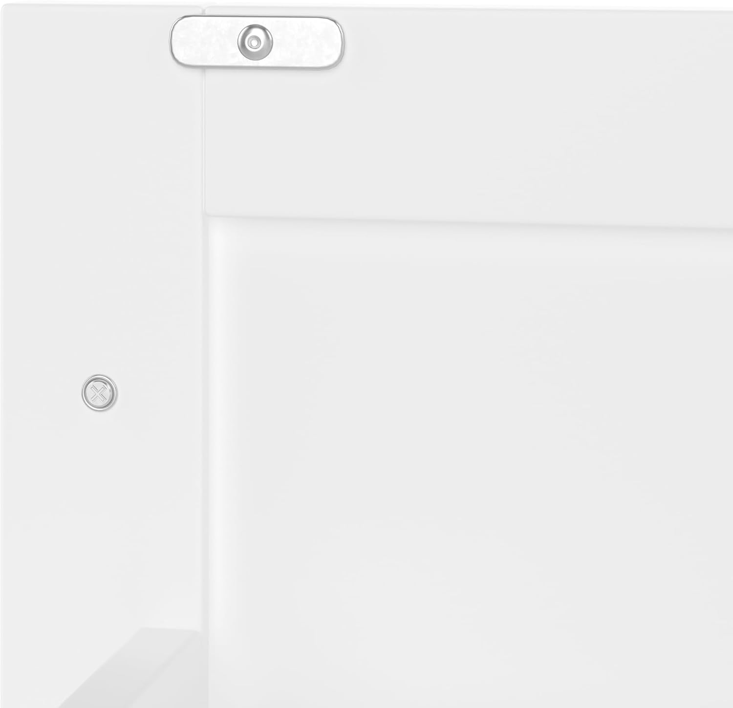 Moimhear Mueble de baño de pie, lavabo, lacado completo, tres cajones silenciosos, lavabo de cerámica integrado (blanco, 76 x 46 x 83,5 cm)