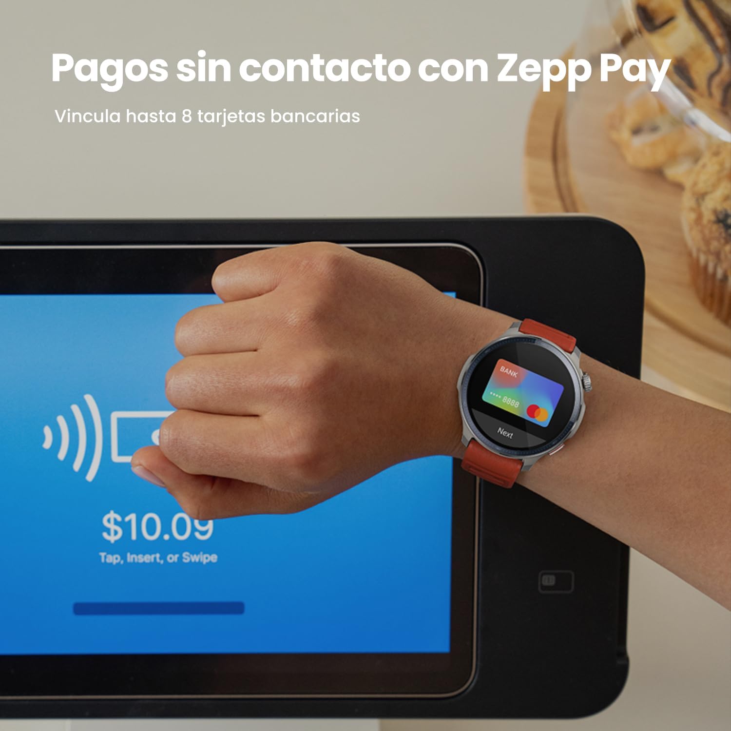 Amazfit Balance 2 Reloj Inteligente Hombre 47mm, Pantalla AMOLED 1,5" Cristal de Zafiro, smartwatch con NFC, GPS, batería de 21 días, 170+ Modos Deportivos, Hyrox, Golf, para Android y iPhone
