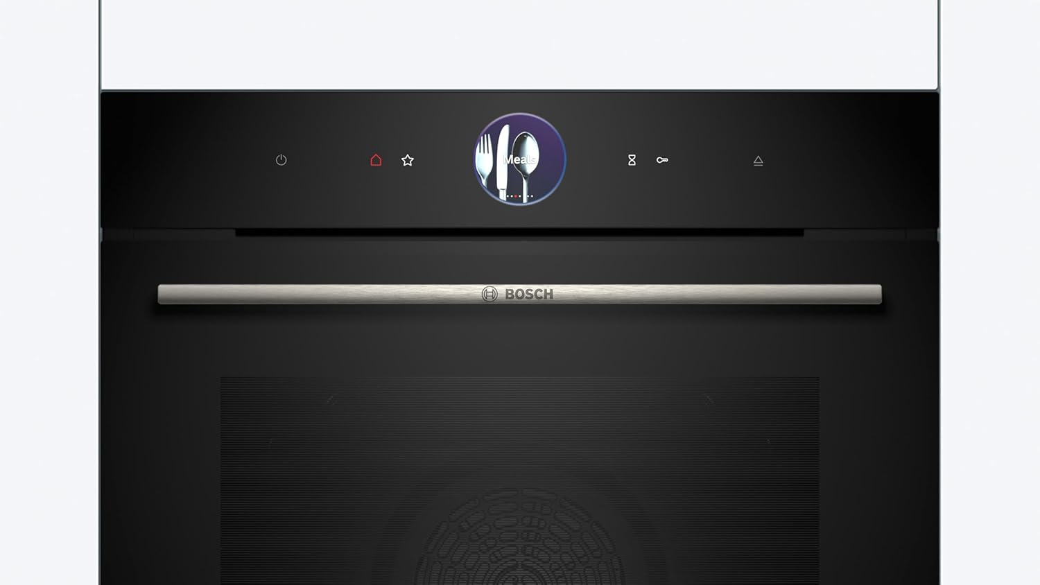 Bosch - Horno Multifunción con Vapor Añadido, 60 cm, Serie 8, Electrónica TFT TouchControl Plus, AirFry, Home Connect, Negro, HRG7361B1