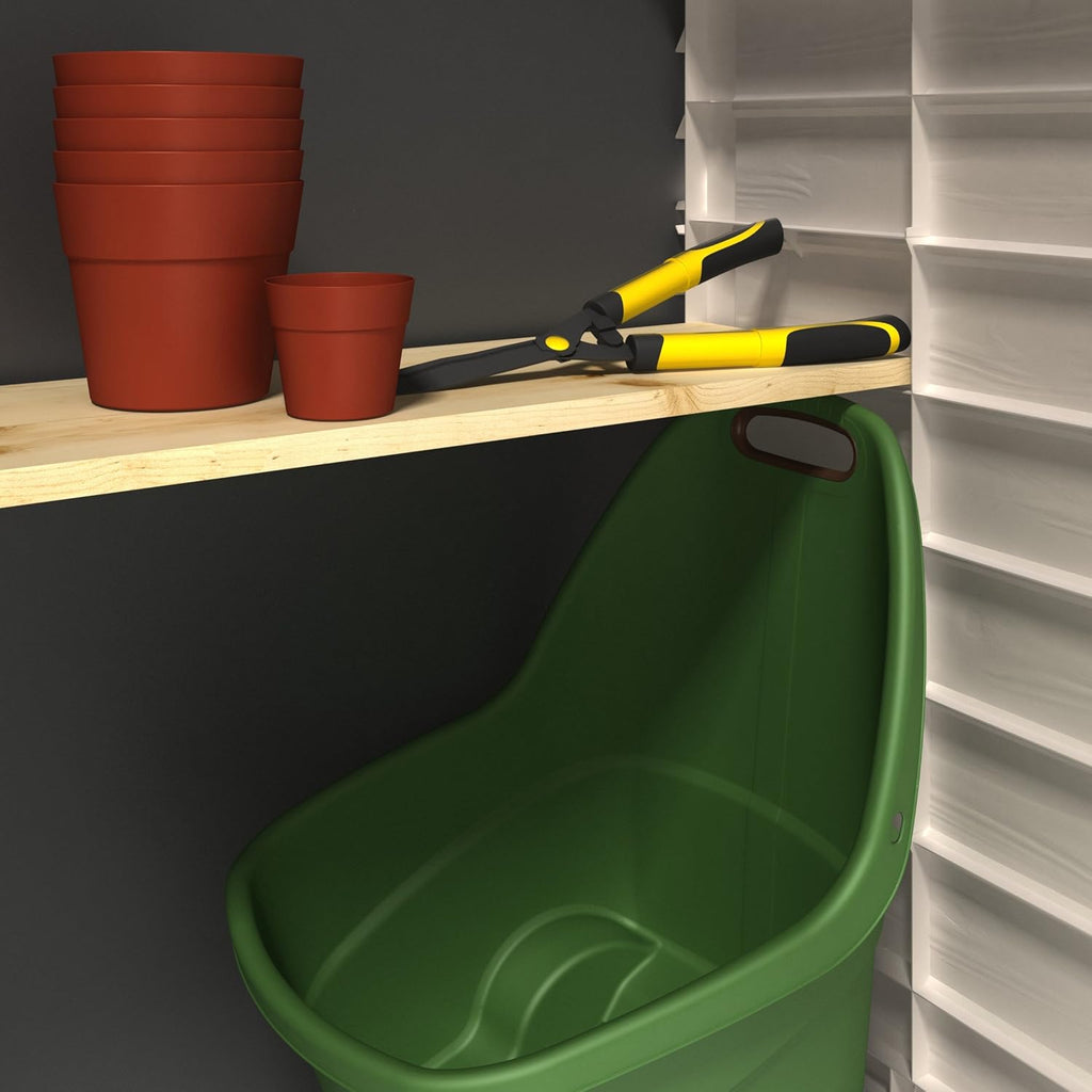 Keter Sio Max -Cobertizo de jardín exterior, Capacidad 1200L, Color Topo/Beige, 145.5 x 125 x 82 cm