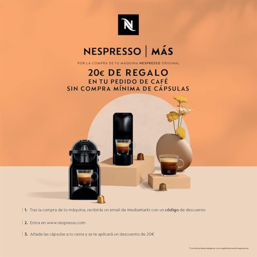 2025 Cafetera de cápsulas Krups Nespresso Pixie Redesign | Espresso y lungo | Estilo industrial | Bajo consumo energético | Apagado automático | Bandeja ajustable | Cápsulas reciclables | Modelo XN306T