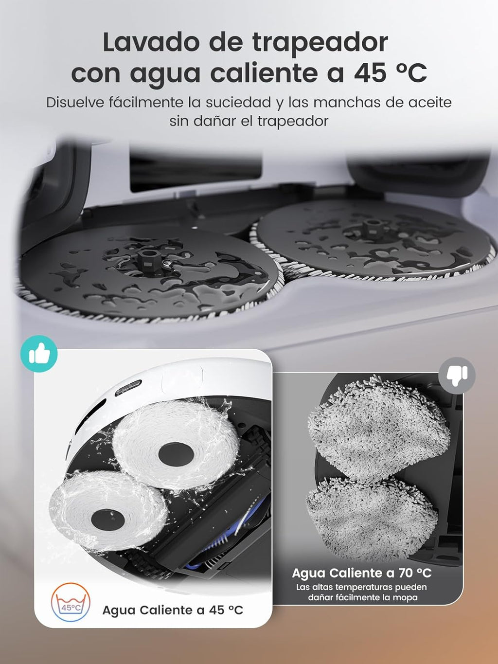 Lefant M3 Robot Aspirador y Friegasuelos con Base de Autovaciado, Navegación Láser dToF, Mapeo Inteligente, Evitación Obstáculos PSD 190°, 12000Pa, Autonomía 220mins, WiFi/Alexa/APP/i Watch, 2,4G & 5G