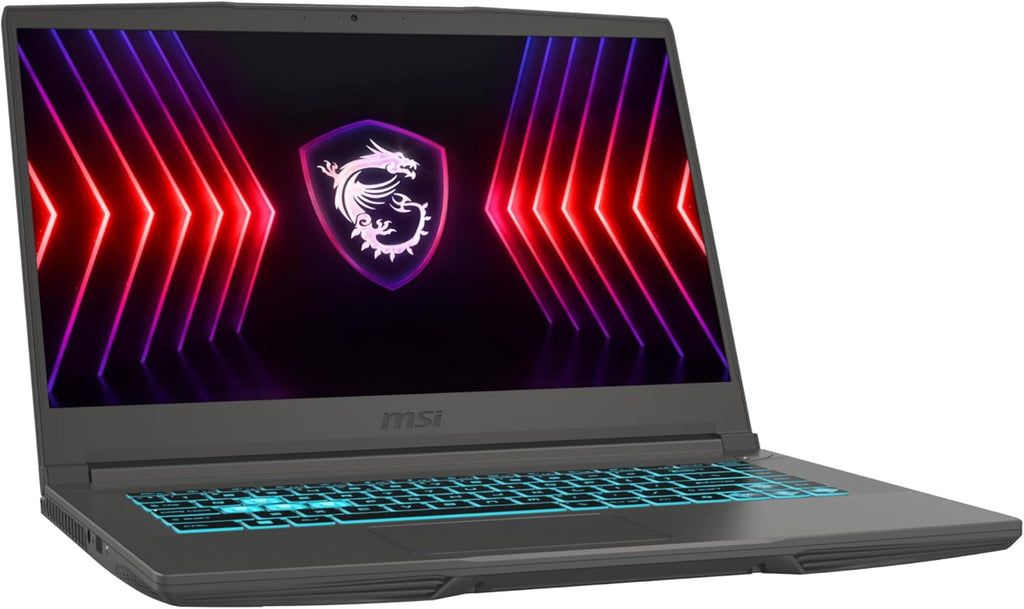 MSI Thin 15 B12UC-1842XES - Ordenador portátil de 15.6" Full HD (Intel Core i5-12450H, 16GB RAM, 512GB SSD, NVIDIA RTX 3050, Sin Sistema operativo) Color Gris - Teclado QWERTY español