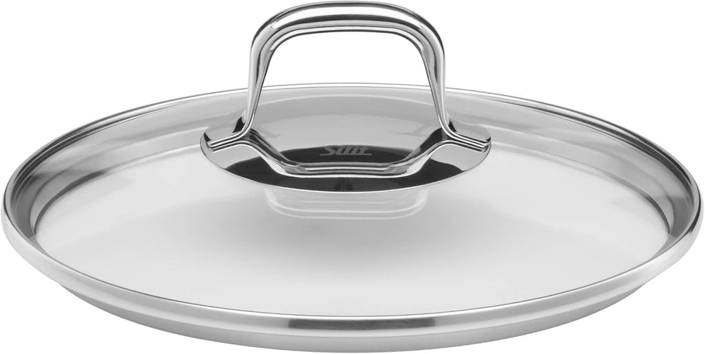 Silit Elegance Zestaw Garnków Indukcyjnych, 18/8 Stainless Steel, Przezroczysty/Czarny, 4 Sztuk