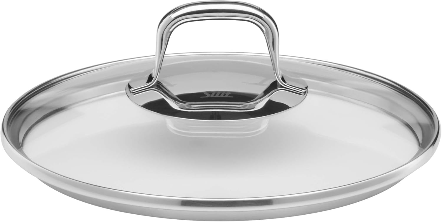 Silit Elegance Zestaw Garnków Indukcyjnych, 18/8 Stainless Steel, Przezroczysty/Czarny, 4 Sztuk