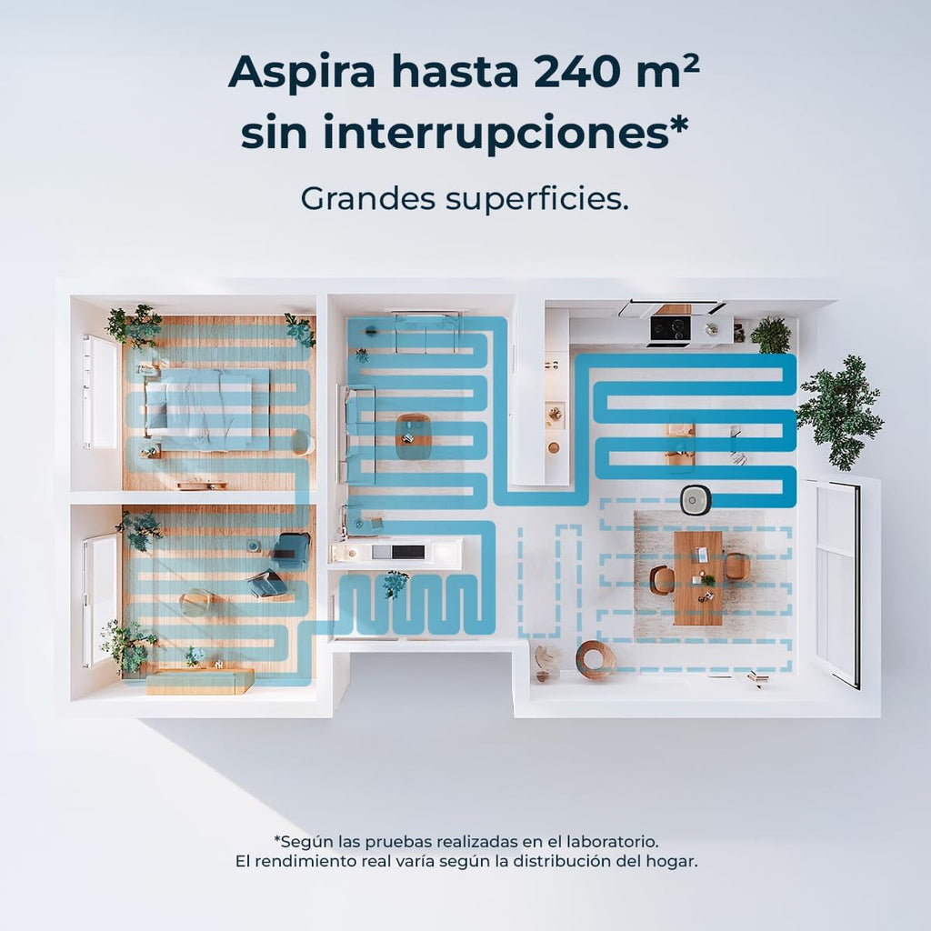 Cecotec Robot Aspirador y Friegasuelos con IA, Base Autovaciado y Tecnología Láser Conga Z100. 20000Pa, Fregado Profesional con Mopa Bimaterial XXL, Autovaciado Polvo, Agua y Limpieza de Mopas, App